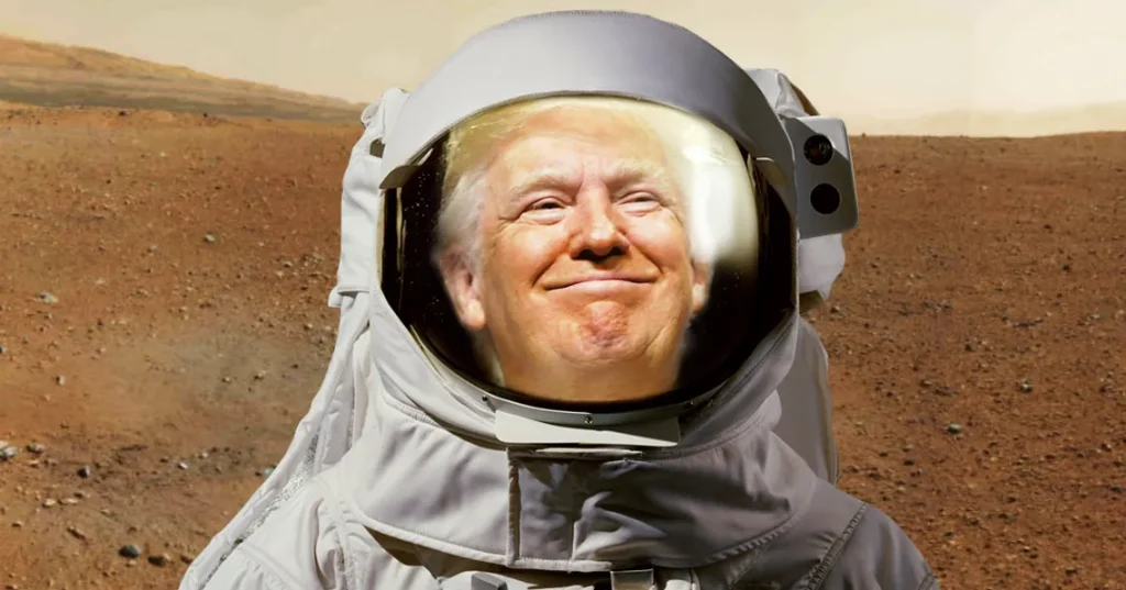 Astronaut Trump